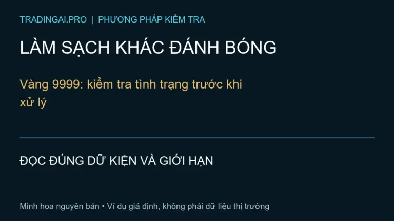 cách làm sáng vàng 9999 — TradingAI minh họa nguyên bản