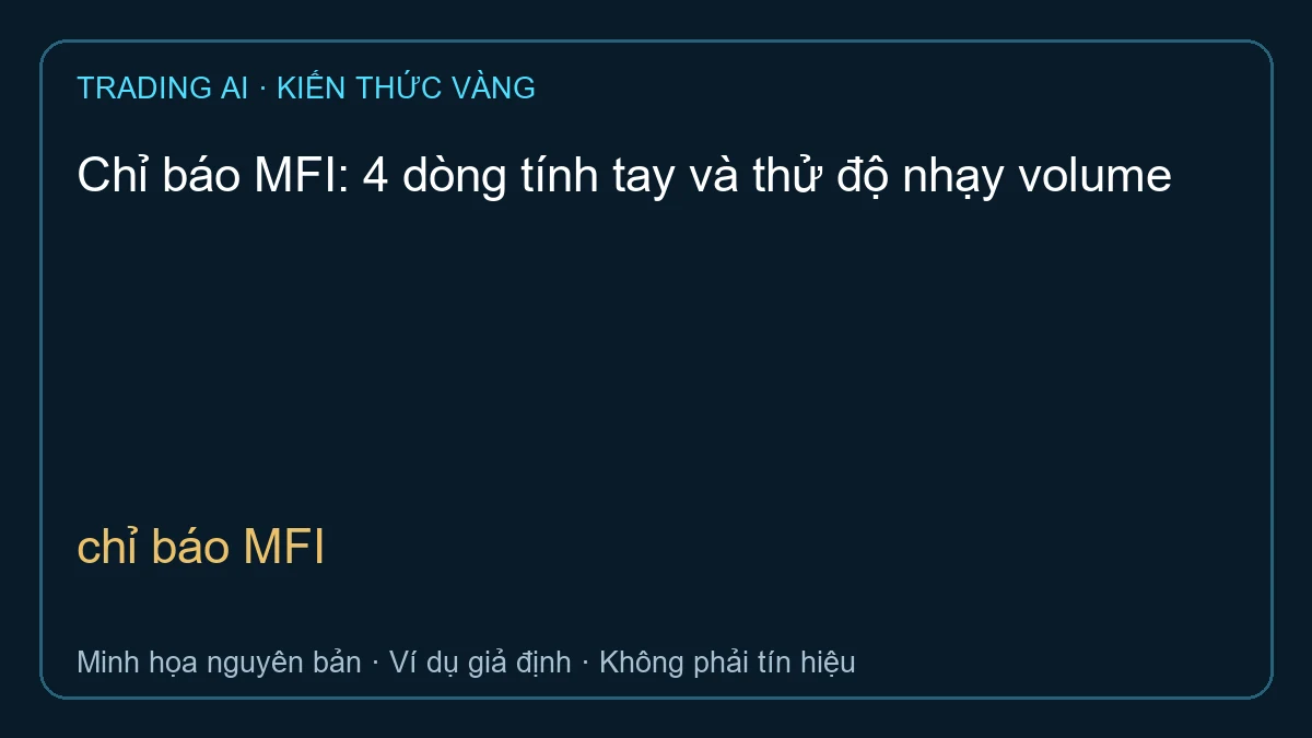 chỉ báo MFI — TradingAI minh họa nguyên bản