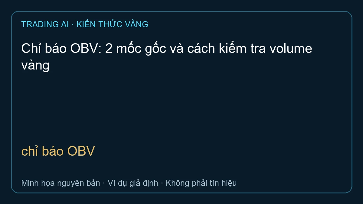 chỉ báo OBV — TradingAI minh họa nguyên bản