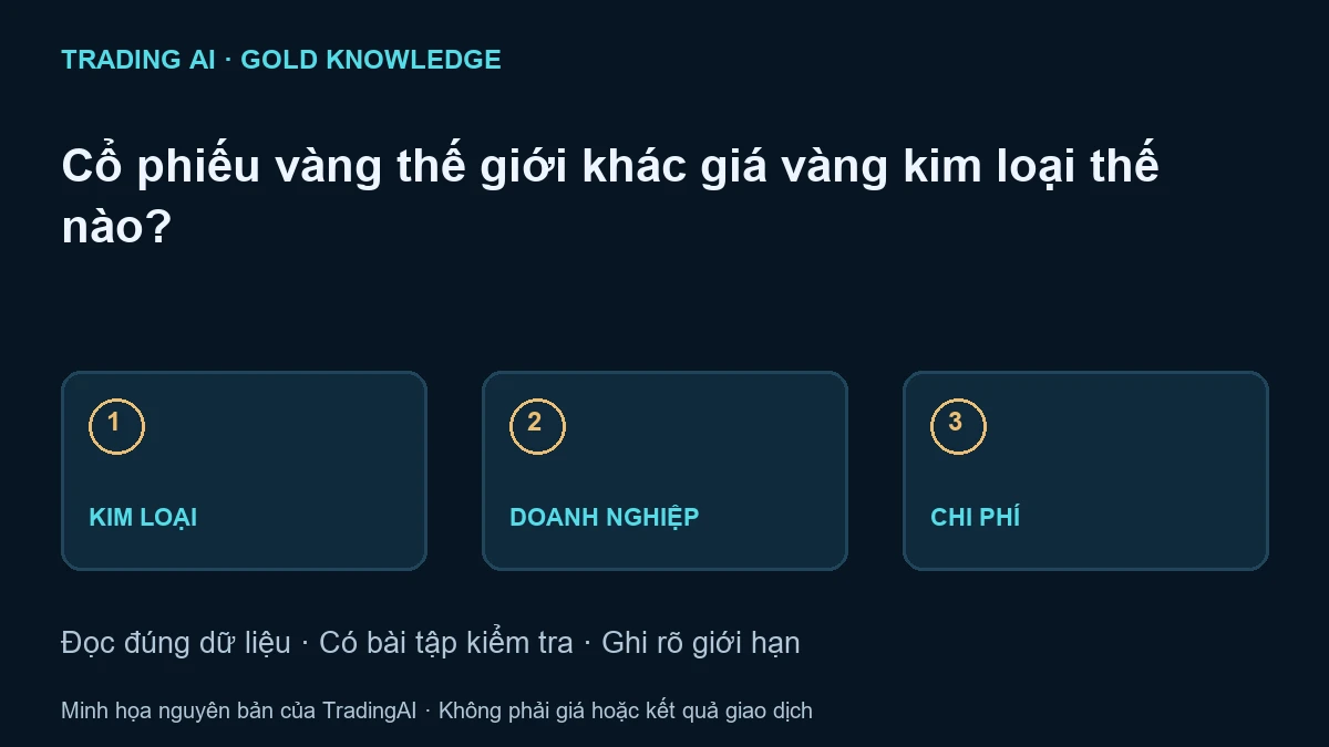 cổ phiếu vàng thế giới — sơ đồ giáo dục nguyên bản, không phải báo giá