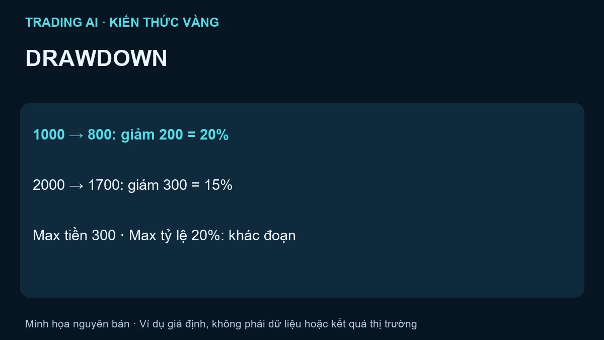 drawdown — bài tập minh họa giả định