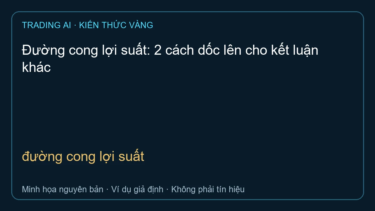đường cong lợi suất — TradingAI minh họa nguyên bản