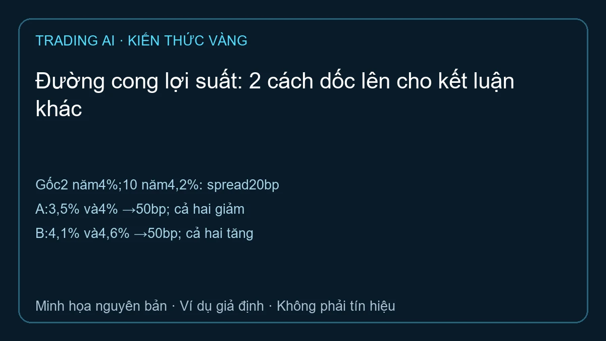 đường cong lợi suất — sơ đồ ví dụ giả định