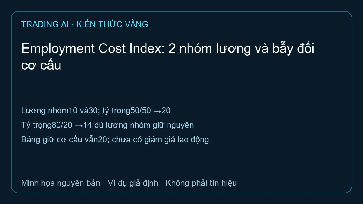 Employment Cost Index — sơ đồ ví dụ giả định