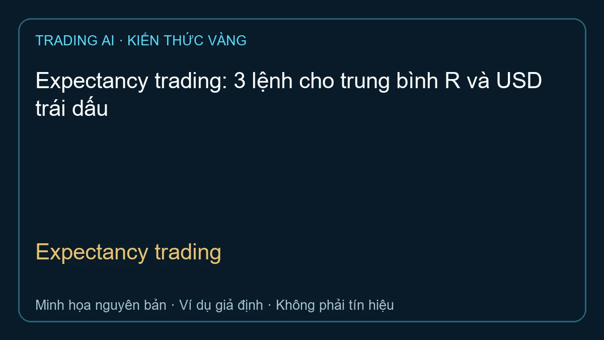Expectancy trading — TradingAI minh họa nguyên bản