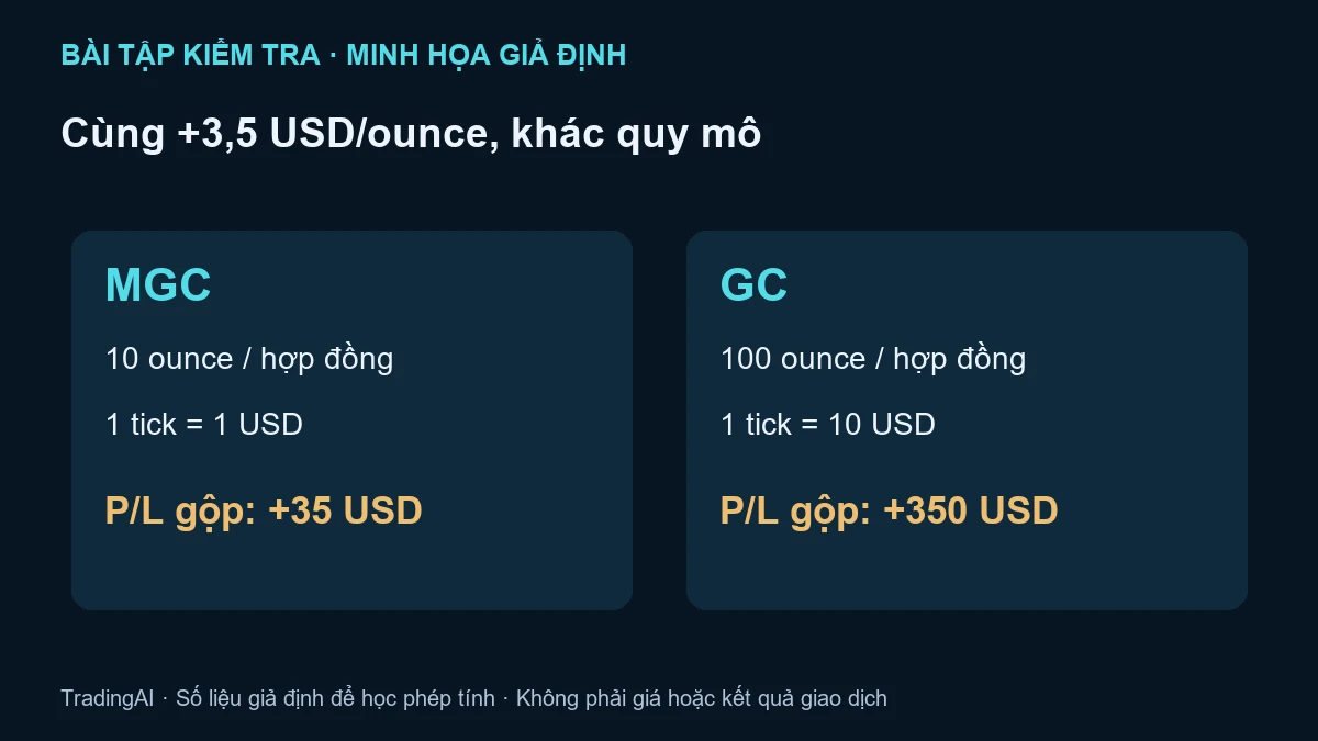 Micro Gold MGC — bài tập minh họa giả định