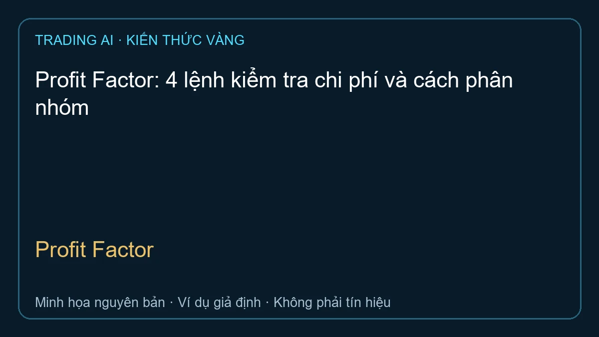 Profit Factor — TradingAI minh họa nguyên bản
