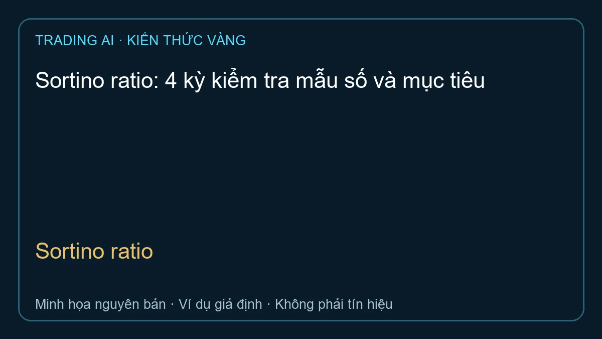 Sortino ratio — TradingAI minh họa nguyên bản