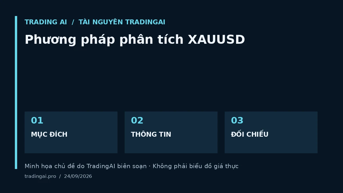 Minh họa chủ đề: Phương pháp phân tích XAUUSD