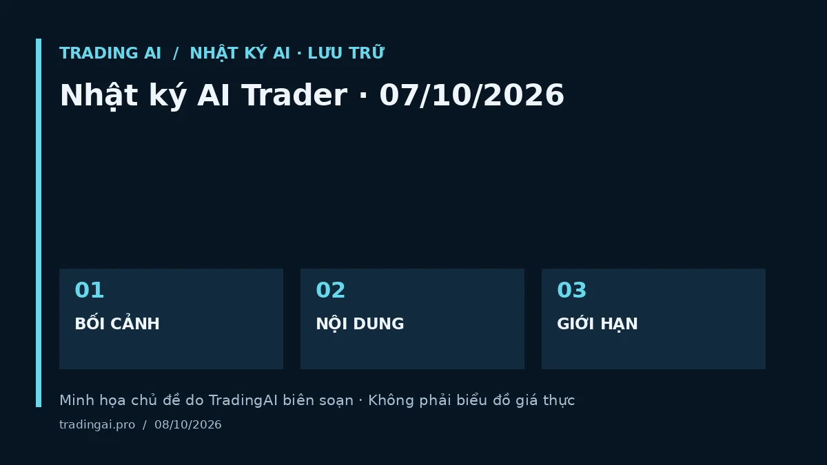 Minh họa chủ đề: Nhật ký AI Trader · 07/10/2026