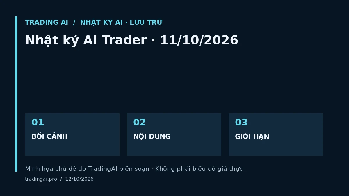 Minh họa chủ đề: Nhật ký AI Trader · 11/10/2026