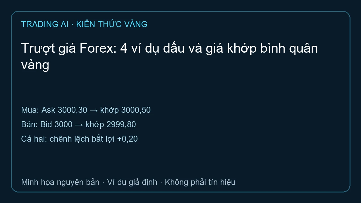 Trượt giá Forex: mua khớp cao hơn 0,20 và bán khớp thấp hơn 0,20 đều bất lợi