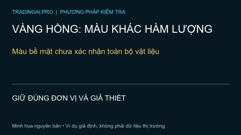 vàng hồng là gì — TradingAI minh họa nguyên bản