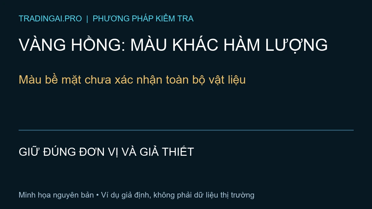 vàng hồng là gì — TradingAI minh họa nguyên bản