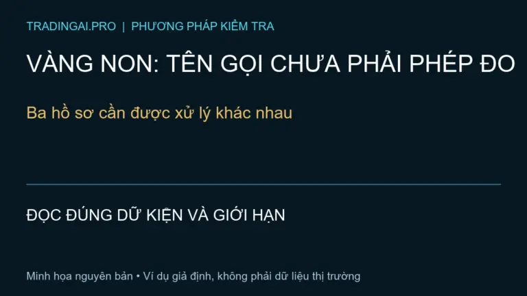 vàng non là gì — TradingAI minh họa nguyên bản