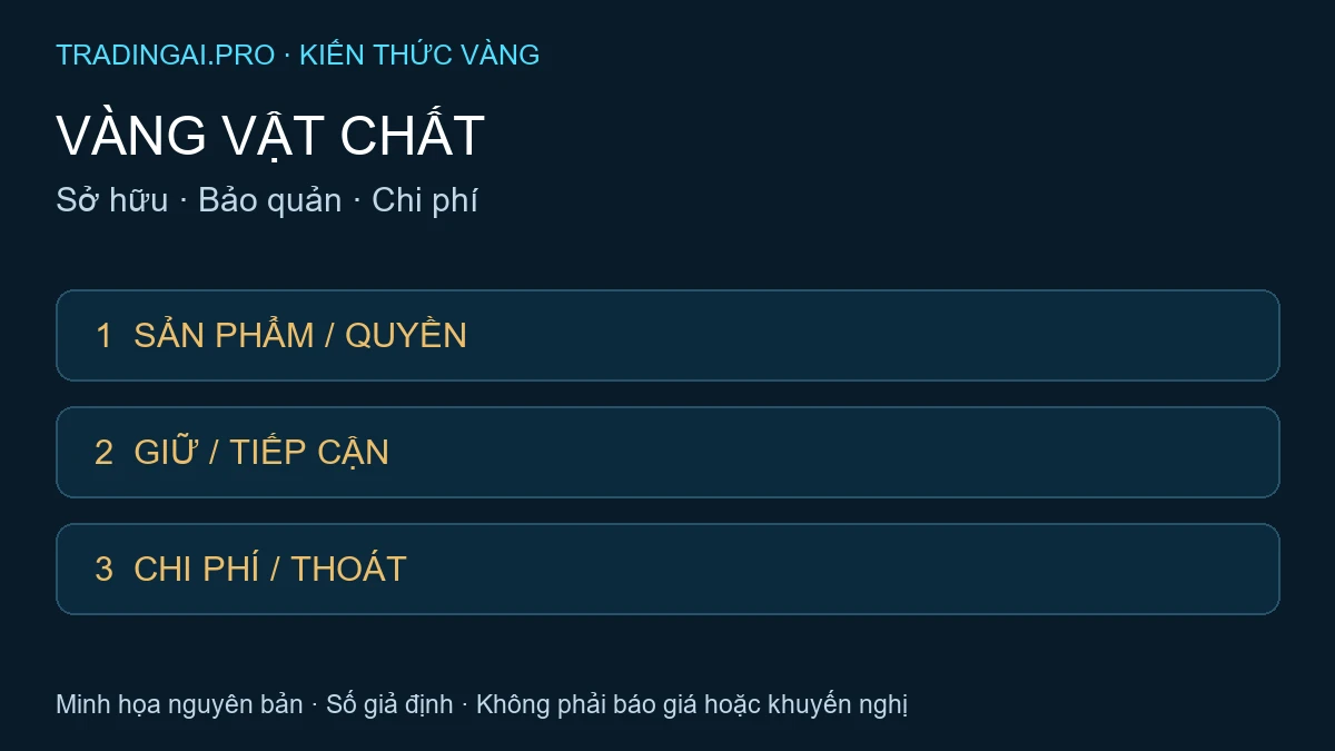 vàng vật chất — TradingAI minh họa nguyên bản