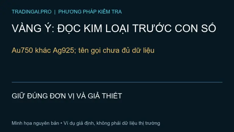vàng Ý là gì — TradingAI minh họa nguyên bản