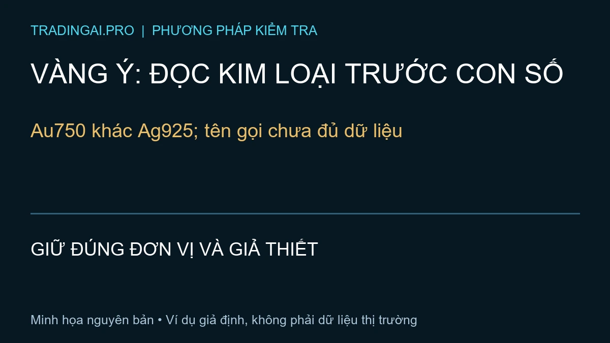 vàng Ý là gì — TradingAI minh họa nguyên bản