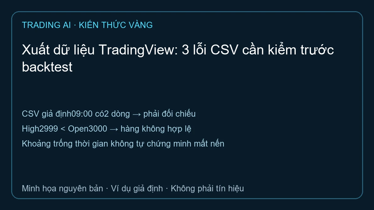 xuất dữ liệu TradingView — sơ đồ ví dụ giả định